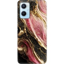 Grabono Oppo A96 Kılıf (CPH2333) Uyumlu Desenli Silikon Tpu Kareografi Seattle Mermer