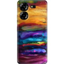 Grabono Tecno Pova 5 Kılıf Kılıf Renkli Esnek Silikon Temalı Desenli Tpu Sulu Boya