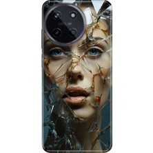 Grabono Realme 11 4g Kılıf Renkli Trendy Desenli Silikon Tpu Özel Tasarım Cam Kırığı
