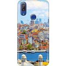 Grabono Vestel Venus E5 Kılıf Desenli Baskılı Hd Özel Tasarım Tpu Silikon Istanbul