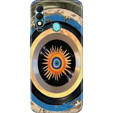 Grabono Tecno Spark 8t Kılıf Desenli Kapak Renkli Nazar