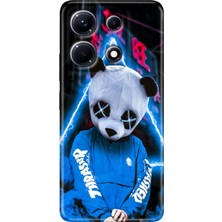 Grabono Infinix Note 30 Pro Kılıf 6.67" Desenli Baskılı Esnek Silikon Kapak Cool Panda
