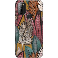 Grabono Reeder P13 Blue Max 2021 Kılıf Rubber Baskı Silikon Cover Yapraklar