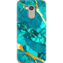 Grabono General Mobile Gm 8 Uyumlu Kılıf Desenli Silikon Renkli Tpu Uv Prag Mermer