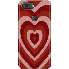 Grabono General Mobile Gm 9 Pro Kılıf Desenli Esnek Silikon Kapak Uv Mat Kalp