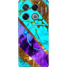 Grabono Infinix Gt 20 Pro Kılıf Kılıf Renkli Esnek Silikon Temalı Desenli Tpu Nezih Mermer