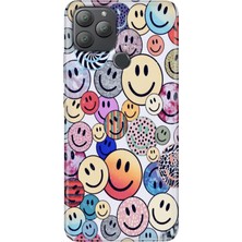 Grabono General Mobile Gm 22 Plus Kılıf Desenli Esnek Silikon Uv Emojix