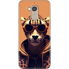 Grabono General Mobile Gm 8 Uyumlu Kılıf Desenli Silikon Renkli Tpu Uv Tiger