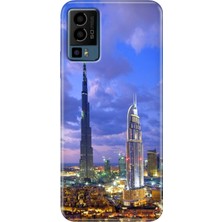 Grabono General Mobile Gm 23 Kılıf Desenli Baskı Tpu Silikon Uv Dubai
