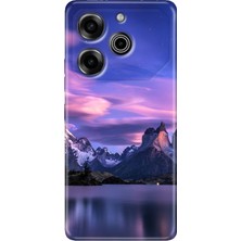 Grabono Tecno Pova 6 Pro Kılıf Renkli Baskı Yumuşak Kapak Esnek Silikon Kuzey
