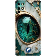 Grabono Reeder S19 Max Kılıf Desenli Designer Baskılı Silikon Kapak Tanrıça Gözü