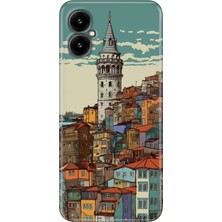 Grabono Omix X5 Kılıf Desenli Baskılı Hd Kaleografi Silikon Galata