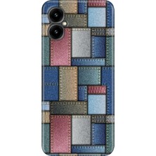 Grabono Omix X5 Kılıf Desenli Baskılı Hd Kaleografi Silikon Jean Pattern