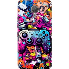 Grabono General Mobile Gm 5 Plus Kılıf Desenli Trend Silikon Gamer