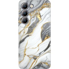 Grabono Vivo V30 Lite 6.67" Kılıf Desenli Baskı Özel Tasarım Silikonr Arsos Mermer
