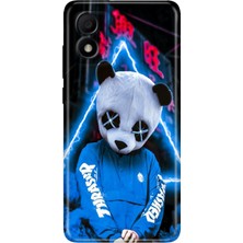 Grabono Tcl 303 Kılıf Silikon Renkli Phone Case Cool Panda