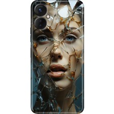 Grabono Tecno Camon 19 Neo Kılıf (CH6I) Uyumlu Desenli Silikon Cam Kırığı