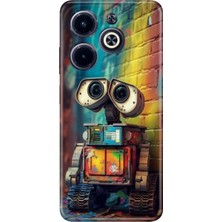 Grabono Infinix Hot 40 Pro / Infinix Hot 40 Kılıf Temalı Baskılı Desenli Resimli Silikon Robotic