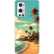 Grabono Oneplus 9 Pro Kılıf Renkli Özel Temalı Desenli Silikon Tpu Malibu