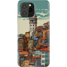 Grabono Oukitel C21 Pro / Plus Uyumlu Kılıf Desenli Silikon Renkli Tpu Uv Galata