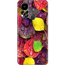 Grabono Infinix Hot 11S Uyumlu Kılıf Renkli Tpu Silikon Sonbahar