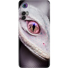 Grabono Tcl 30+ (Plus) Kılıf Silikon Renkli Resimli Arka Kapak Dişicobra