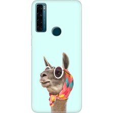 Grabono Tcl 20 Se Kılıf Baskılı Silikon Renkli Resimli Arka Kapak Deve