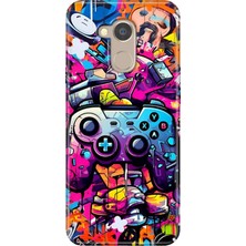 Grabono General Mobile Gm 8 Uyumlu Kılıf Desenli Silikon Renkli Tpu Uv Gamer