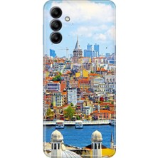 Grabono Samsung Galaxy A04S Kılıf Kılıf Renkli Esnek Silikon Temalı Desenli Tpu Istanbul