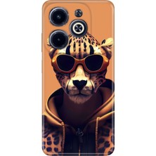 Grabono Infinix Hot 40 Pro / Infinix Hot 40 Kılıf Temalı Baskılı Desenli Resimli Silikon Tiger