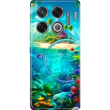 Grabono Infinix Gt 20 Pro Kılıf Kılıf Renkli Esnek Silikon Temalı Desenli Tpu Island