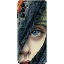 Grabono Samsung Galaxy M14 Uyumlu Kapak Kılıf Tasarım Esnek Silikon Siluet