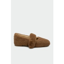 Shougo Yumuşak Peluş Kadın Sessiz Taban Ev Babeti Hafif Panduf