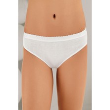 Şahinler Kadın Yazı Detaylı 12 Adet Ribana Külot 037