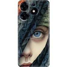 Grabono Tecno Spark 20 - 20C Kılıf Renkli Temalı Desenli Tpu Tarz Silikon Siluet