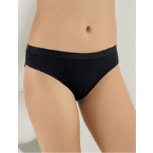 Şahinler Kadın Yazı Detaylı 12 Adet Ribana Külot 037