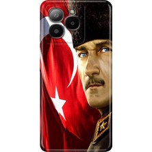 Grabono Omix X7 Kılıf Renkli Özel Temalı Desenli Silikon Tpu Stok Mustafa Kemal