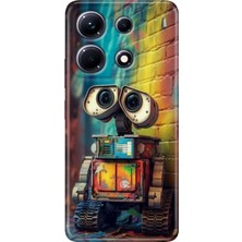 Grabono Infinix Note 30 Kılıf Desenli Baskılı Esnek Silikon Kapak Robotic