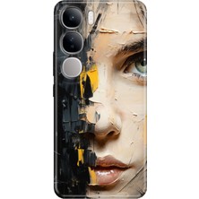 Grabono Vivo V40 Lite Kılıf Renkli Esnek Baskı Silikon Özel Temalı Desenli Beauty