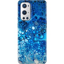 Grabono Oneplus 9 Pro Kılıf Renkli Özel Temalı Desenli Silikon Tpu Derin Mavi