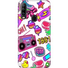 Grabono General Mobile Gm 20 Pro Kılıf Baskılı Silikon Case Uv 90'lar