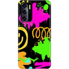 Grabono Reeder P13 Blue 2021 Kılıf Desenli Kapak Silikon Cover Smile