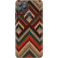 Grabono General Mobile Gm 22 Plus Kılıf Desenli Esnek Silikon Uv Zikzak