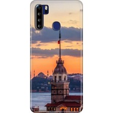 Grabono Reeder P13 Blue Max Kılıf Desenli Kapak Baskı Uv Kız Kulesi