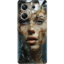 Grabono Infınıx Zero 30 4g Kılıf Renkli Desenli Baskı Silikon Cam Kırığı