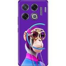 Grabono Infinix Gt 20 Pro Kılıf Kılıf Renkli Esnek Silikon Temalı Desenli Tpu Monkey