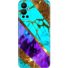Grabono Infinix Hot 12 Kılıf Desenli Baskılı Esnek Silikon Kapak Nezih Mermer