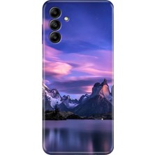 Grabono Samsung Galaxy A04S Kılıf Kılıf Renkli Esnek Silikon Temalı Desenli Tpu Kuzey