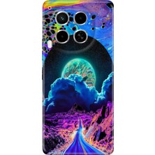 Grabono Tecno Camon 30 Kılıf (Cl6) Uyumlu Silikon Desenli Kapak Dream Road