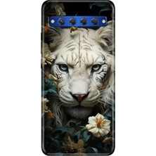 Grabono Tcl 10 Plus Kılıf Desenli Silikon Renkli Tpu Case Aslan